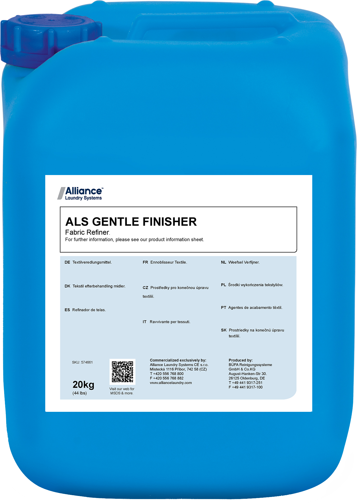 chemical detergent gentle finisher